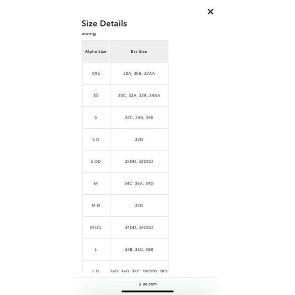 Size L OFFLINE by Aerie Goals Plunge Sports Bra in True Black - Picture 6 of 6